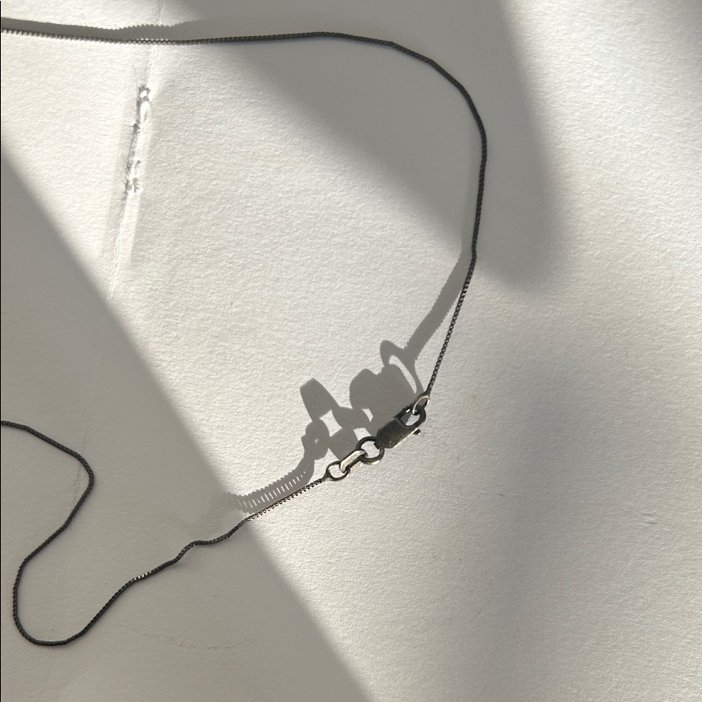 Reversible turquoise and silver medicine Bear necklace - Picture 3 of 3